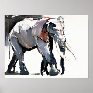 Poster Eléphant africain 2012