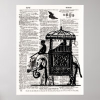 Elephant avec Howdah Dictionary Art