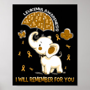 Poster Eléphant de sensibilisation