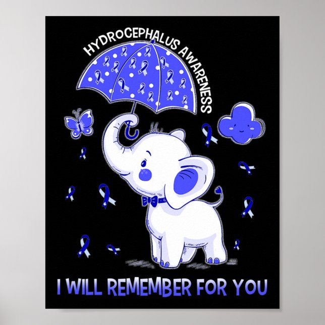 Poster Eléphant de sensibilisation (Devant)