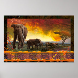 Poster Elephant Family "The Bonds that Tie"