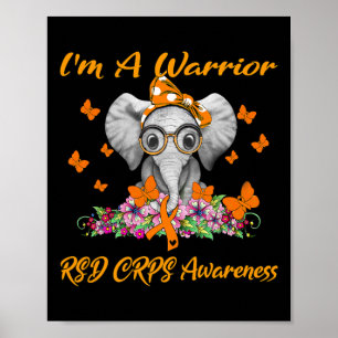 Poster Elephant I'm A Warrior RSD RCPS Sensibilisation