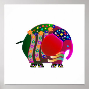 Poster Elephant le célébrateur : Fête du Parti