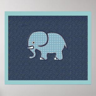 Poster éléphant pour murs