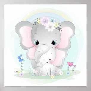 Poster Eléphants