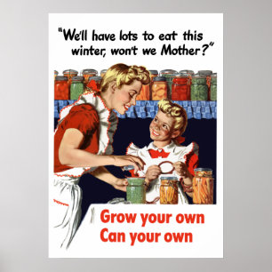 Poster Élevez vos propres, peut vos propres