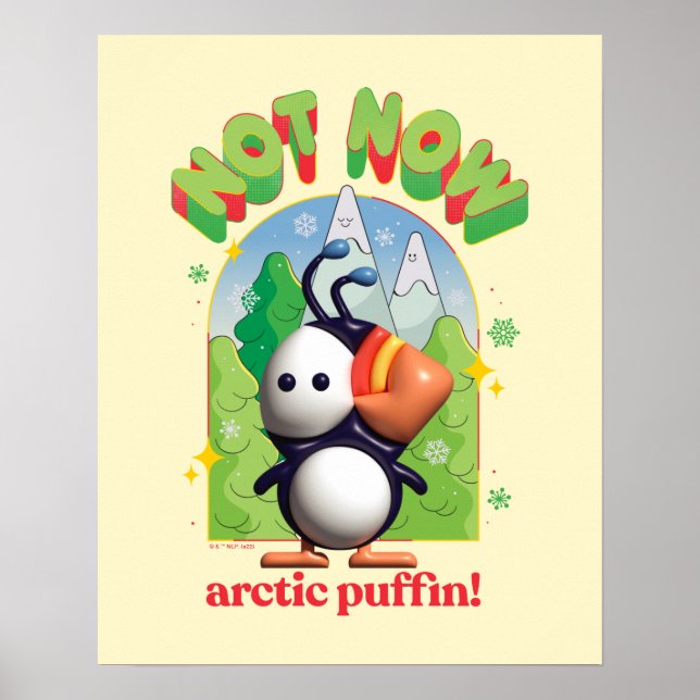 Poster Elf the Movie | Pas maintenant Arctic Puffin! (Devant)