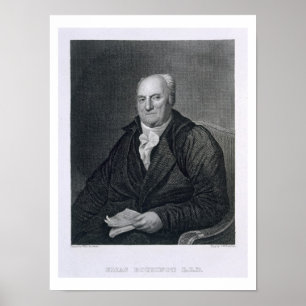 Poster Elias Boudinot, gravée par John Wesley Paradise (