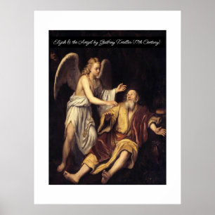 Poster Élie et l'ange