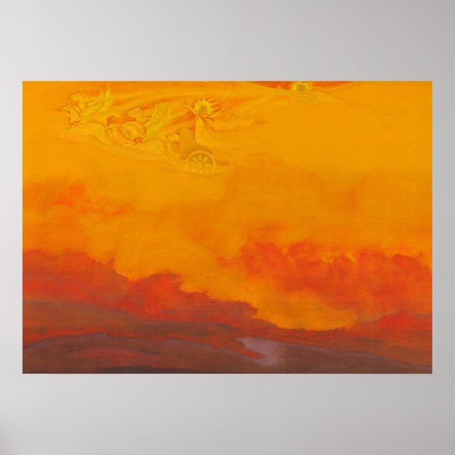 Poster Elijah le Prophète par Nicholas Roerich (Devant)