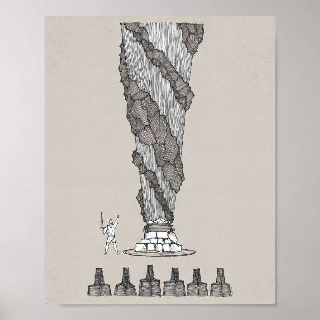 Poster Elijah sur le Mont Carmel - Feu du Ciel (Devant)