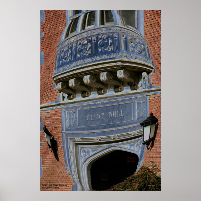 Poster Eliot Hall, Reed College (Devant)