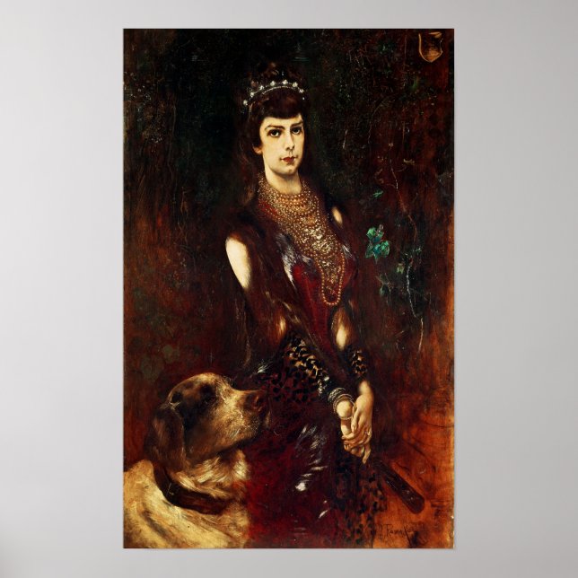 Poster Élisabeth d'Autriche, 1883 (Devant)