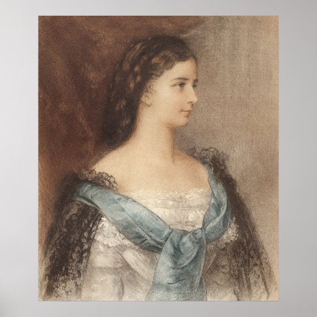 Poster Elisabeth de Bavière - Empress Sisi - Hapsburgs (Devant)