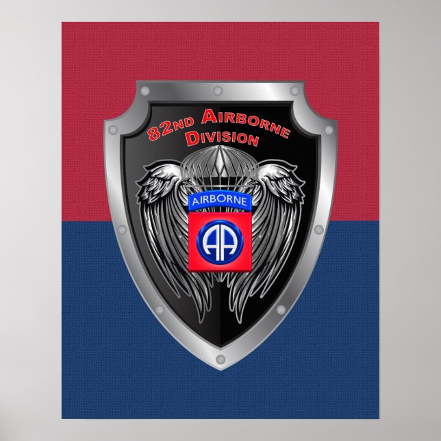 Poster Élite 82e division aéroportée (Devant)