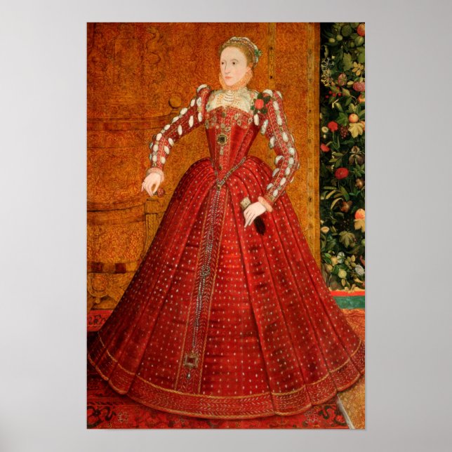 Poster Elizabeth I d'Angleterre (The "Hampden Portrait") (Devant)