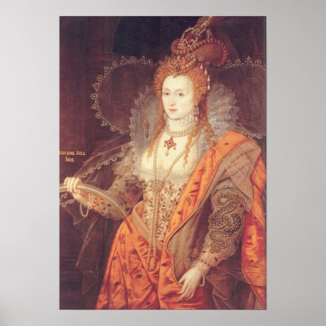 Poster Elizabeth I Rainbow Portrait (Devant)