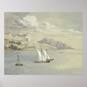 Poster Elizabeth Murray - Portofino de la mer, Gênes