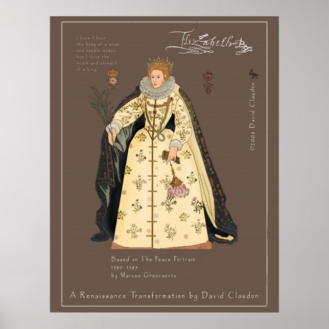 Poster Elizabeth R d'Angleterre (Devant)