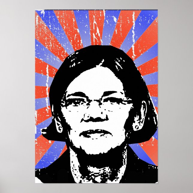Poster Elizabeth Warren - (Devant)