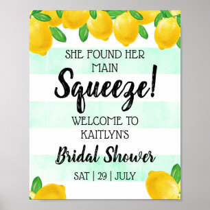 Poster Elle a trouvé sa grande étreinte douche de mariage