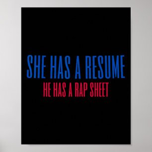 Poster Elle A Une Reprise Il A Un Feuillet De Rap Kamala 