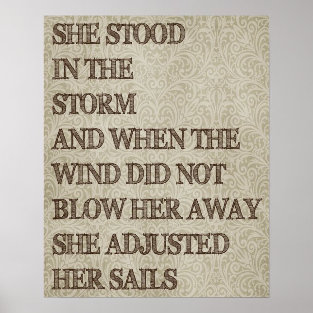 Poster Elle Ajusta Ses Voiles (Devant)