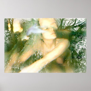 Poster Elle apporte la paix par Gregory Gallo