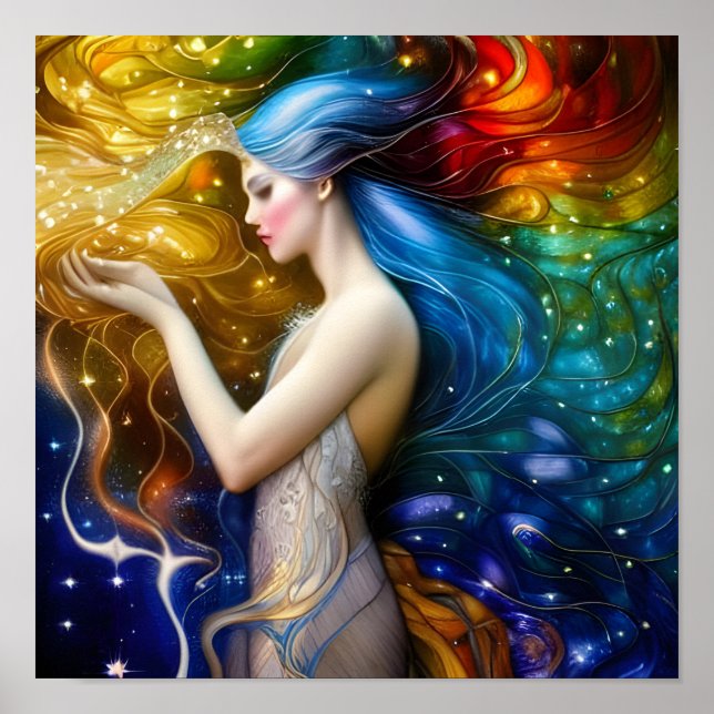 Poster Elle de Rainbow Starlight Art numérique (Devant)