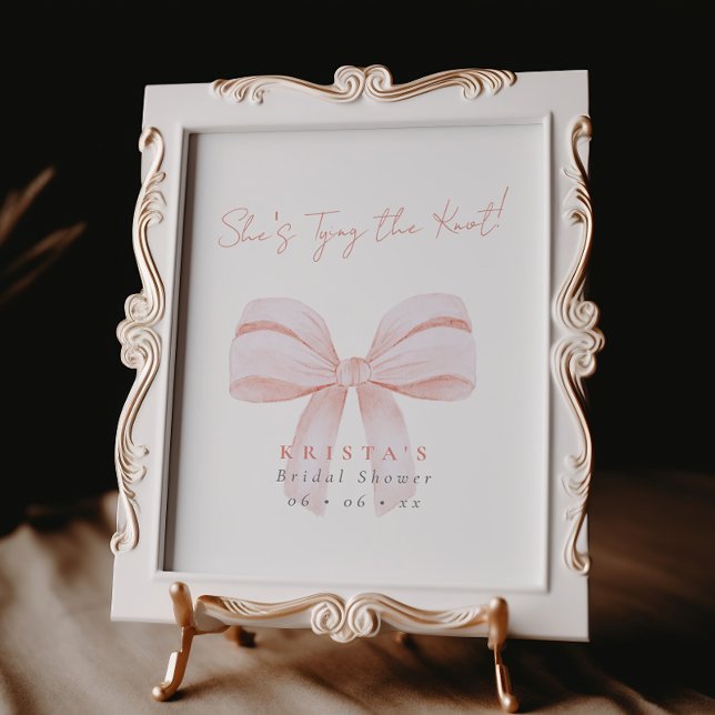 Poster Elle est en train de nouer la Fête des mariées de  (Créateur téléchargé)