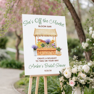 Poster Elle est hors du marché Faveur de bar Bloom