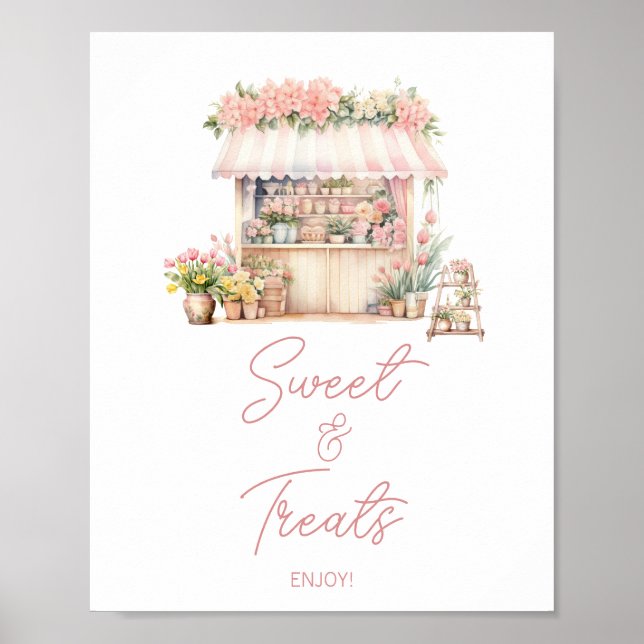 Poster Elle est hors du marché Fêtes des mariées friandis (Devant)