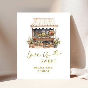 Poster Elle est hors du marché Panneau de fête Love is Sw