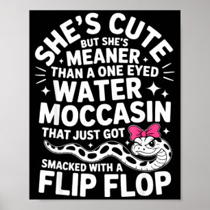 Poster Elle est mignonne mais elle est plus méchante qu'u