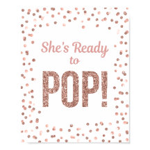 Elle est prête à faire du pop Rose or Confetti Sig