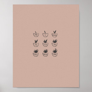 Poster "Elle est reconnaissante pour sa croissance lente