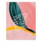 Elle ne s'inquiétera pas, elle ira bien