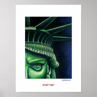 Poster Elle n'oubliera pas - Imprimer