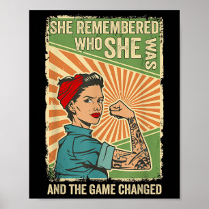 Poster Elle Se Souvient De Qui Elle Était Et Du Jeu Chang