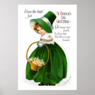 Poster Ellen Clapsaddle's St-Patricks-Day Girl