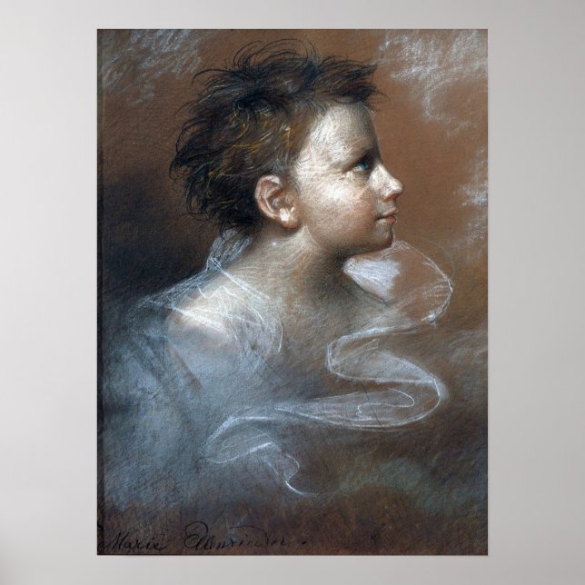 Poster Ellenrieder - Portrait D'Un Garçon (Devant)