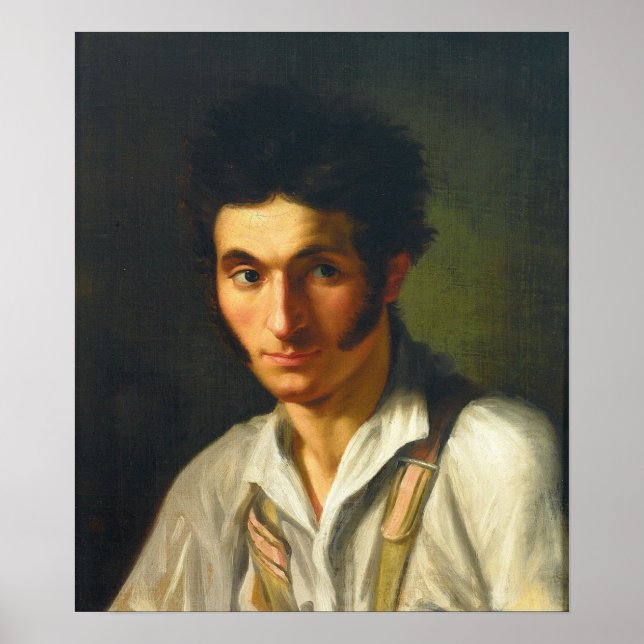 Poster Ellenrieder - Portrait D'Un Jeune Homme (Devant)