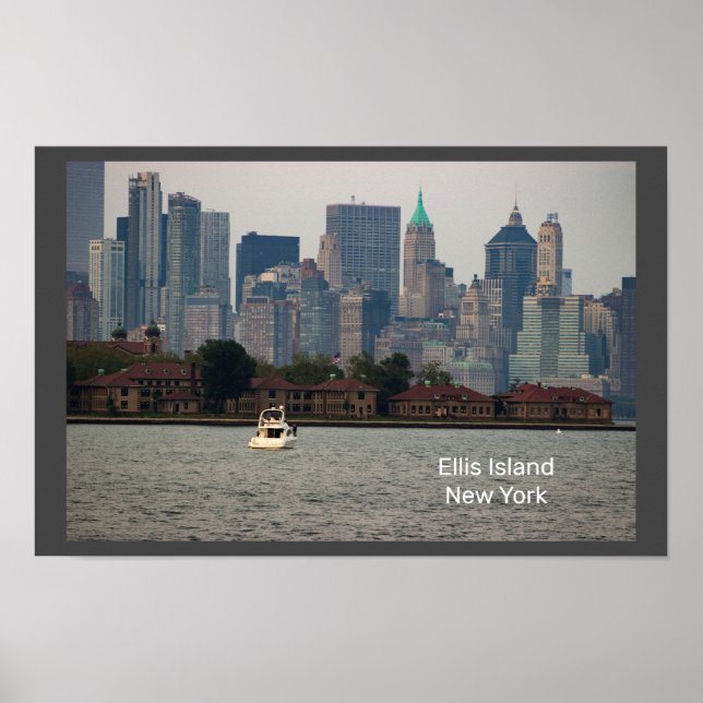 Poster Ellis Island New York (Devant)
