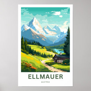 Poster Ellmauer Autriche Imprimer