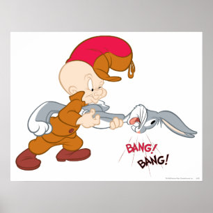 Poster ELMER FUDD™ and BUGS BUNNY™