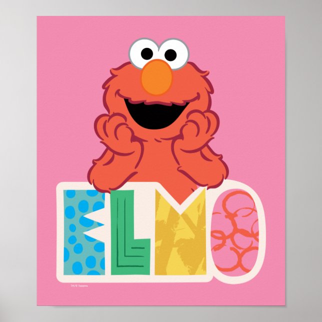 Poster Elmo Cute & Fun (Devant)