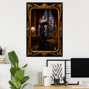 Poster Elodie Valtraine Hôtel d'Orphée Portrait de paysag
