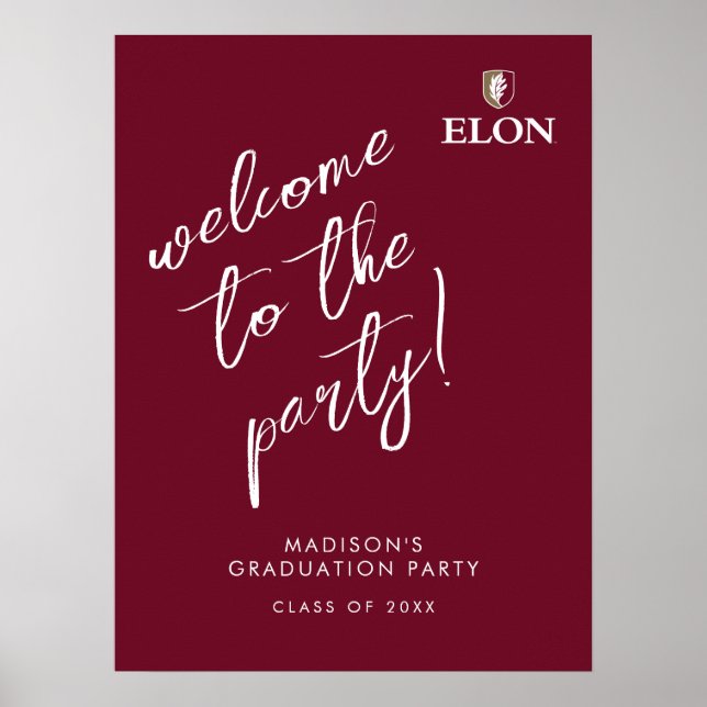 Poster Elon | Diplômé 20XX (Devant)