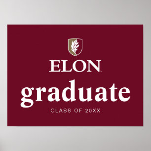 Poster Elon   Diplômé 20XX