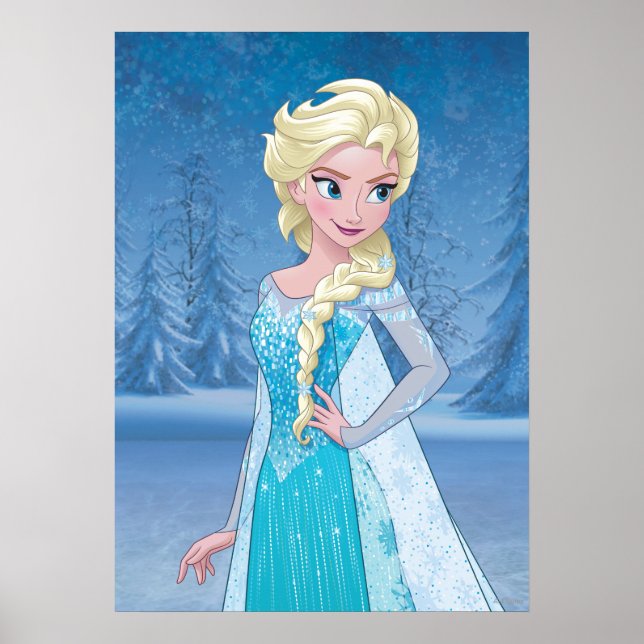 Poster Elsa | Hiver éternel (Devant)